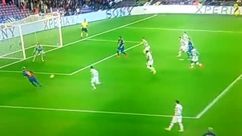 VIDEO: Suarez goal 7-0. Iniesta with an extraordinary pass