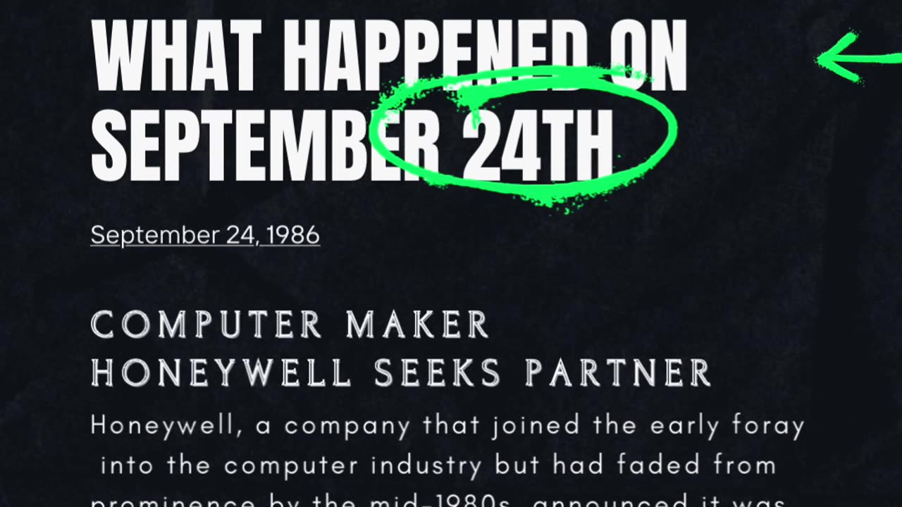 What happened on September 24th.