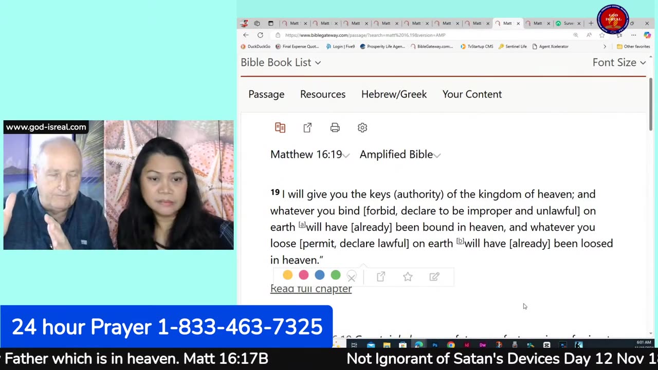 11-18-24 Not Ignorant of satan's Devices Day 12 - Pastor Chuck Kennedy