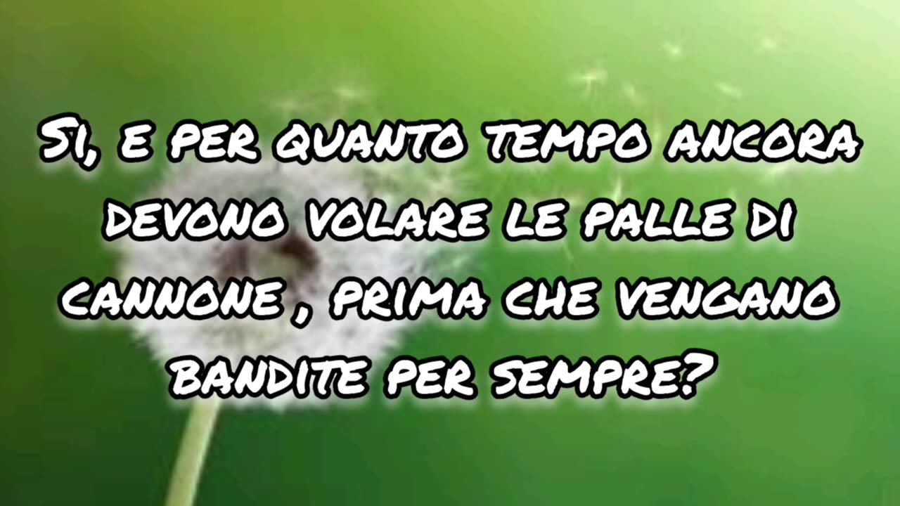 "Blowing in the wind"-Bob Dylan (1963)-traduzione in italiano