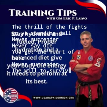 Training Tips