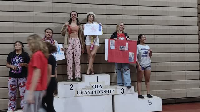 Ayda Soto JV OIA Championships Podium