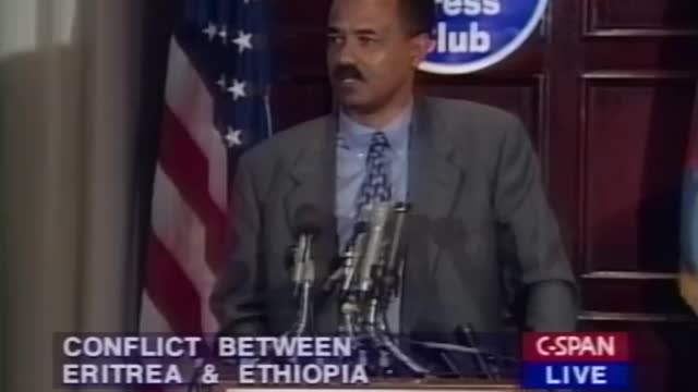 Conflict Between Eritrea and Ethiopia - President Isaias Afwerki speaking 1999