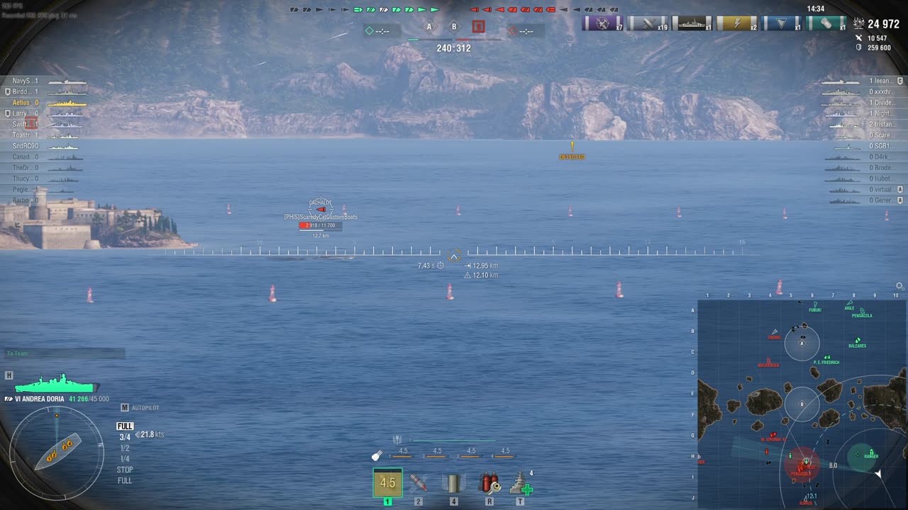 Andrea Doria vs Ranger - Just Dodge