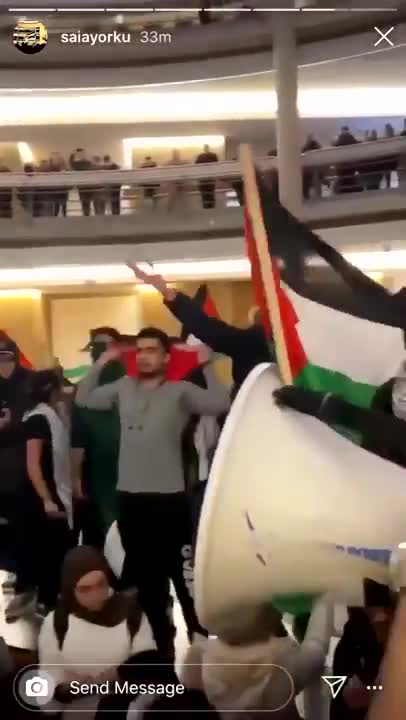 YORK U (Toronto) students stop Israeli army IDS recruitment 20/11/19