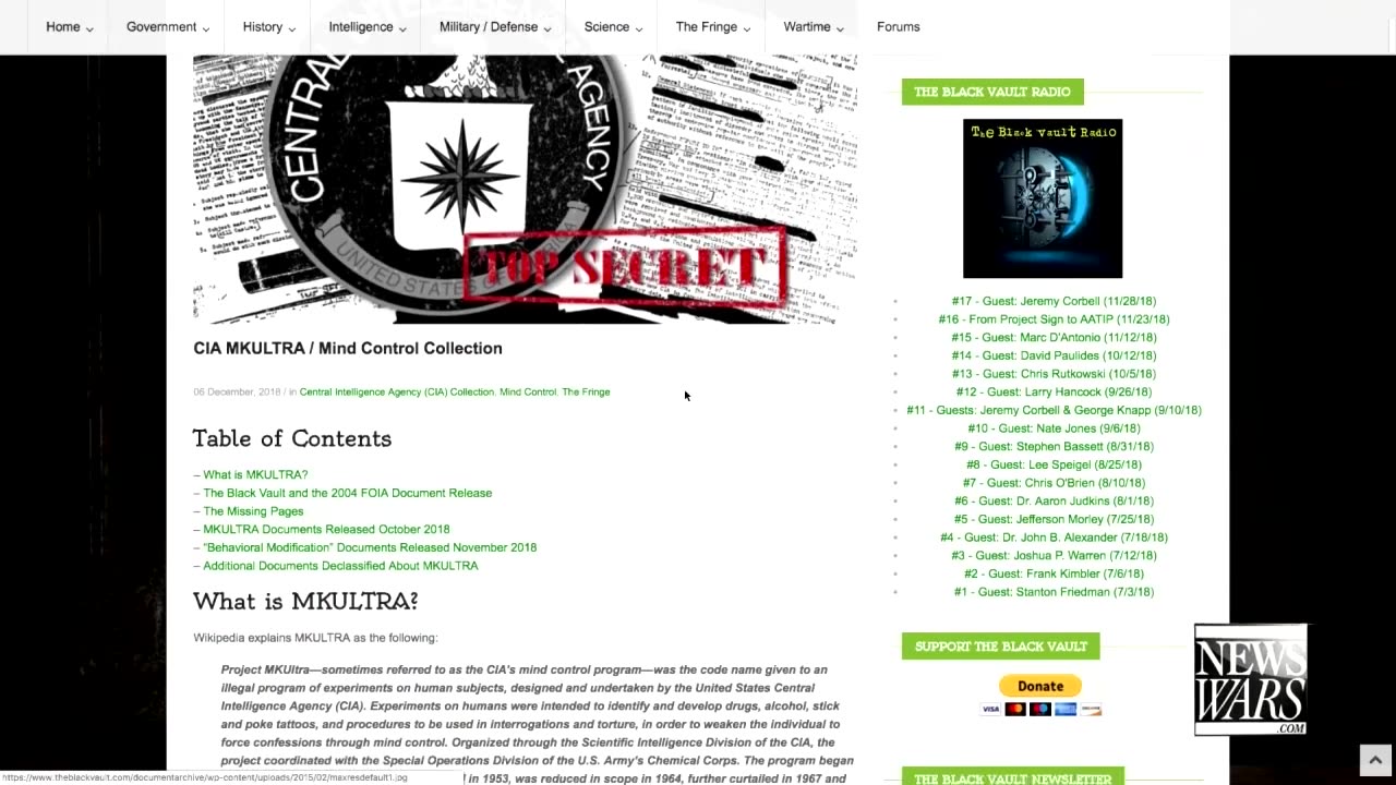 The CIA Is As Evil As The Day Is Long -- The Alex Jones Show Infowars -
