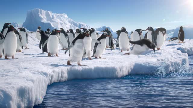 The Penguin is a type of flightless seabird that lives in the Southern Hemisphere,