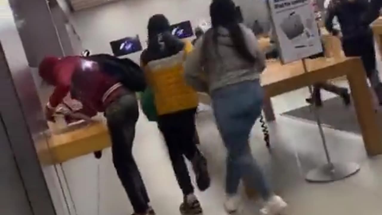 Witness the incredible incident where the Philadelphia Apple Store was ruthlessly plundered.