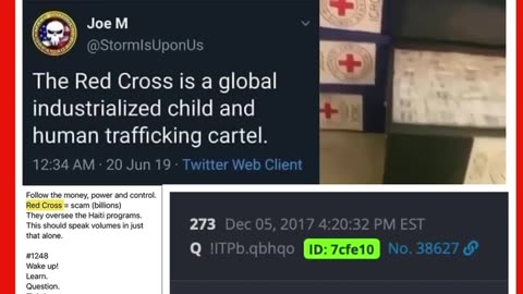 THE RED CROSS IS A GLOBAL INDUSTRIALIZED CHILD AND HUMAN TRAFFICKING CARTEL!