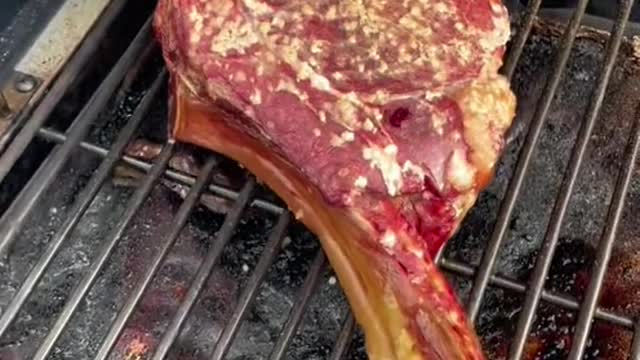 Flame grilled steak from