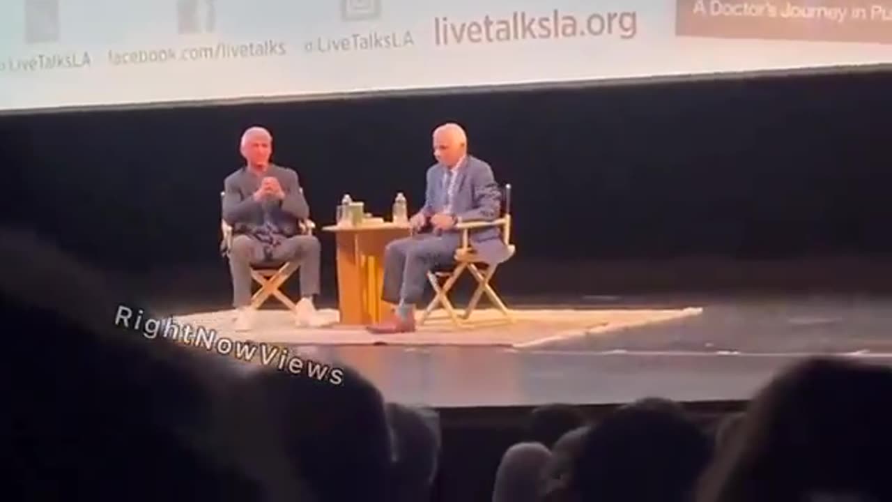 #Breaking Fauci got heckled during an event with Sean Penn.