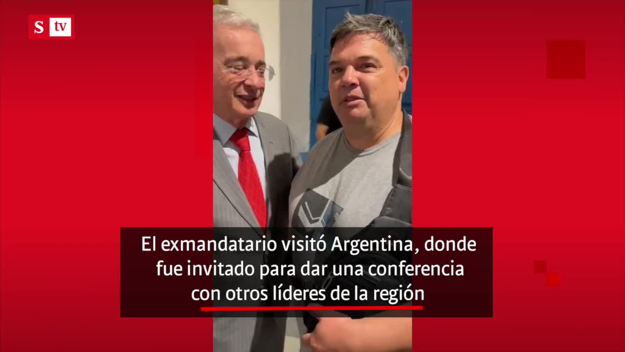 Ciudadano argentino exaltó al expresidente Álvaro Uribe