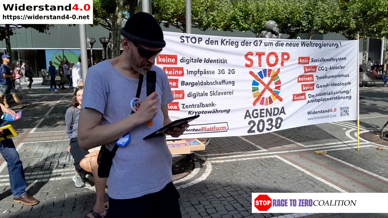 16.09.2023: Kundgebung Frankfurt am Main, Hauptwache