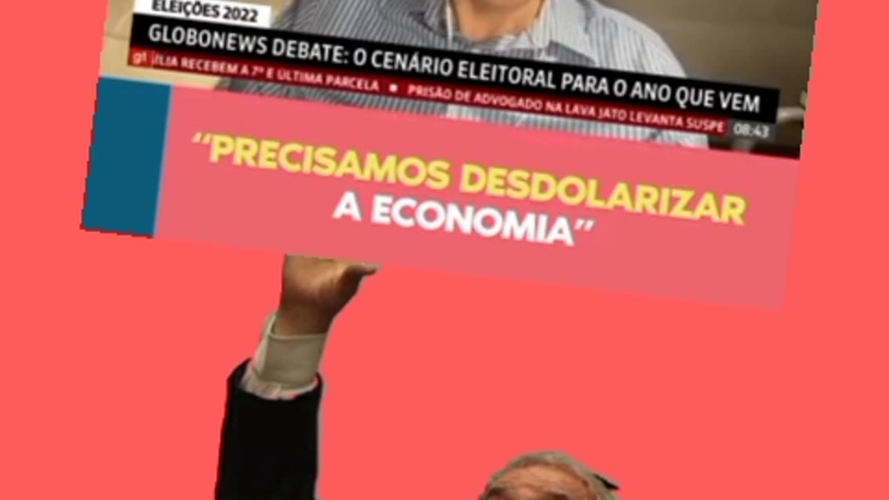 Haddad temos que pensar Dolarizar o real 😁