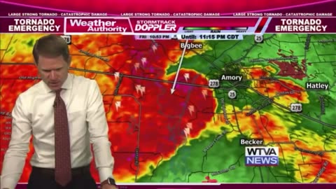 MS Meteorologist prays for residents of Amory, MS