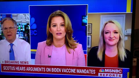 For once MSNBC reports Truth, Saying "Obama Admin" 1-7-22 on SCJ/ VAX Mandate