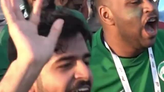 Saudi Fans Take On Argentine Fans In The _Water Bottle Challenge_ _ Oh My Goal