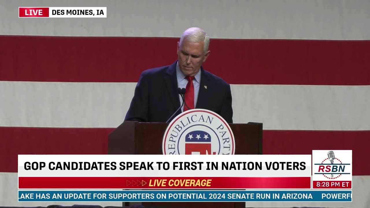 FULL SPEECH: Fmr. VP Mike Pence at Lincoln Dinner in Des Moines, I.A. - 7/28/23