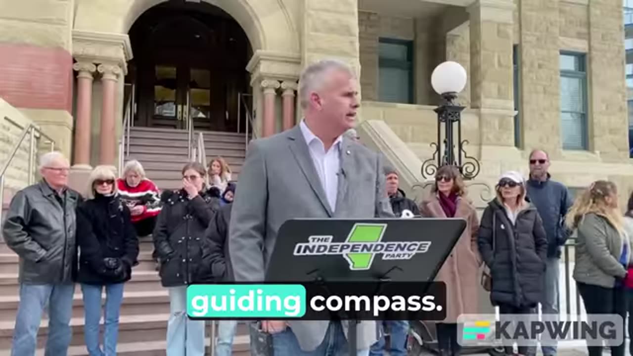 BOB BLAYONE ADDRESSES ARREST OF PASTTOR REIMER CITY HALL OF CALGARY.