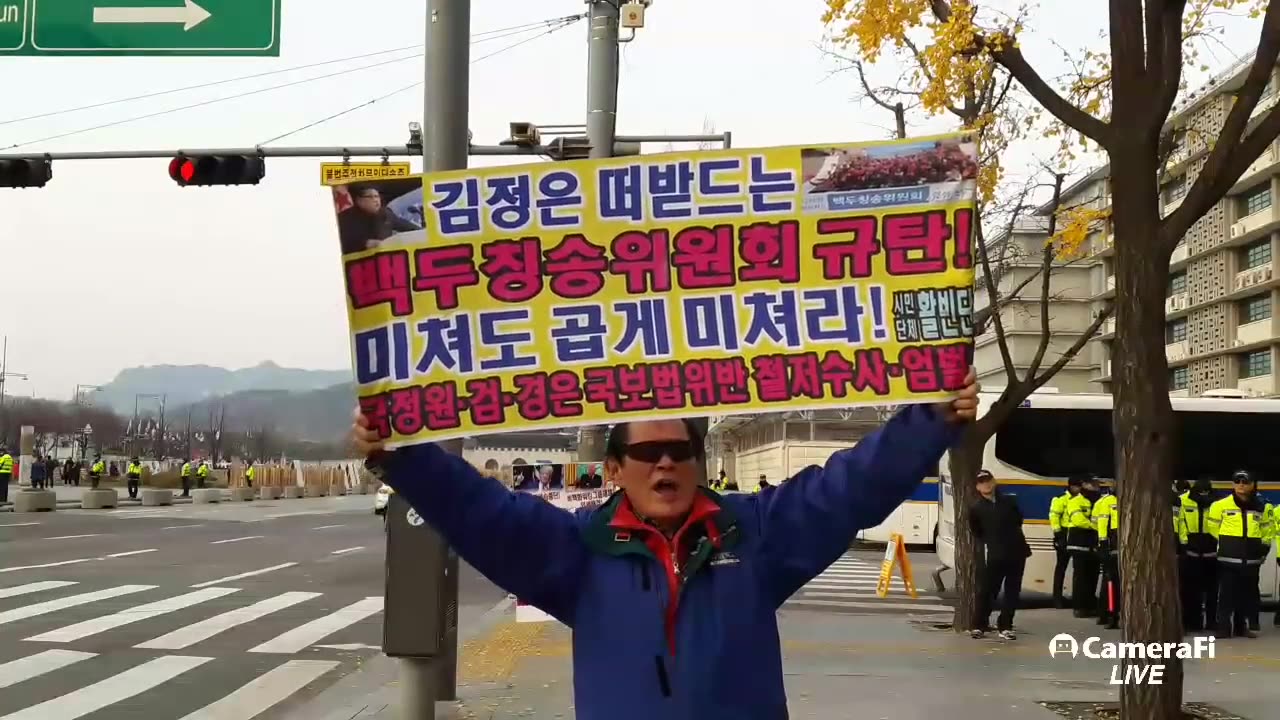 20181120_V3_S02(OgRDCfISTgc)달콤한 위장평화통일선전에 맞불을 놓고 있는 대립현장의 광화문
