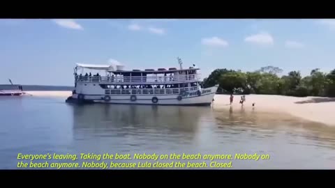 Lula expels bathers from the beach so he can swim [BR]