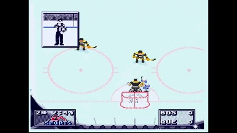 NHL95 (Sega Genesis) Boston vs Quebec Part2