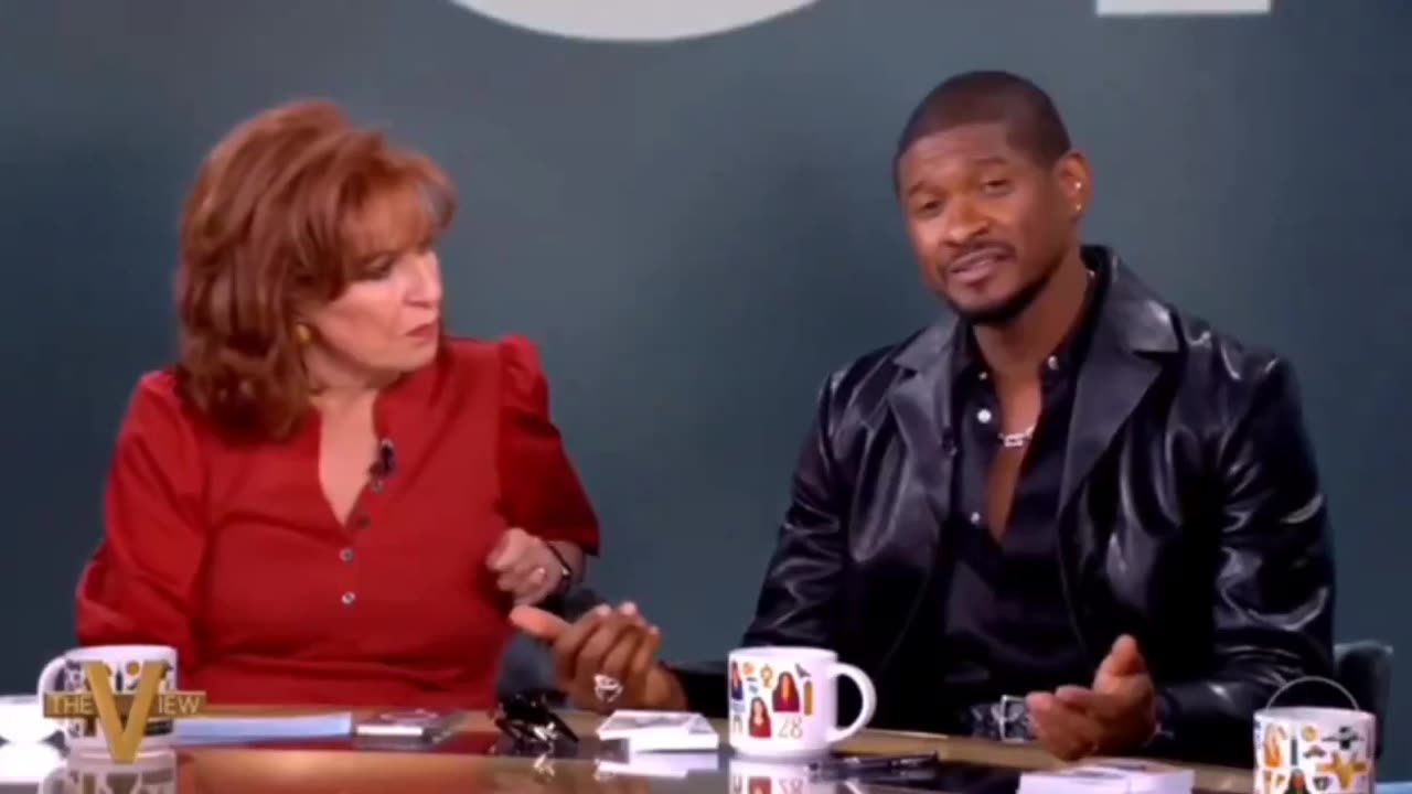 Usher refuses to take the bait and does NOT endorse Kamala Harris on The View