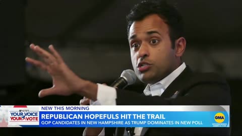 GOP candidates continue 2024 campaign trail into New Hampshire | GMA