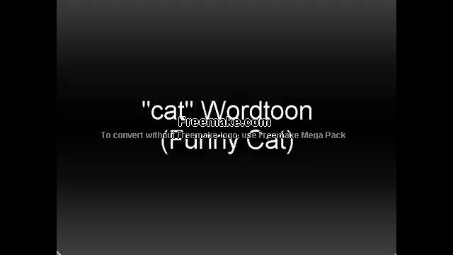 🔴 Very Easy! How to turn Words Cat Into a Cartoon Cat. (Wordtoons) learning step by step for kid