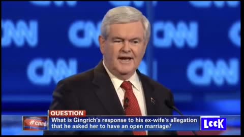 Gingrich “Slams ”NN Reporter for asking about his Ex Wife