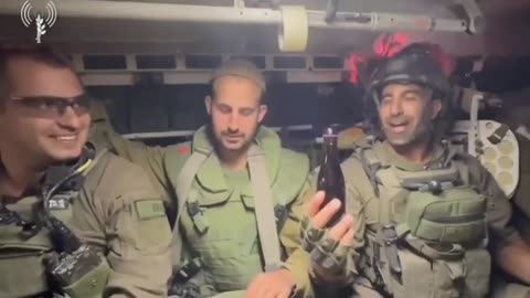 Israeli soldiers celebrate the coming of Shabbat deep