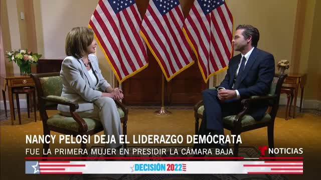 “Es un día triste": Pelosi se retira del liderazgo demócrata | Noticias Telemundo