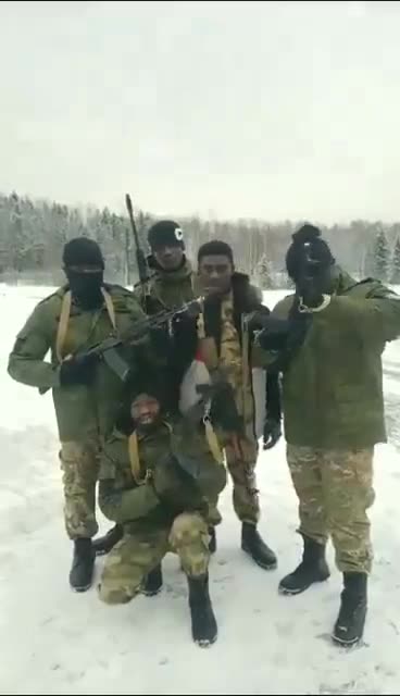 UKRAINE WAR | Rare Footage Shows African Volunteers From Ghana Serving Russia In Ukraine Frontline