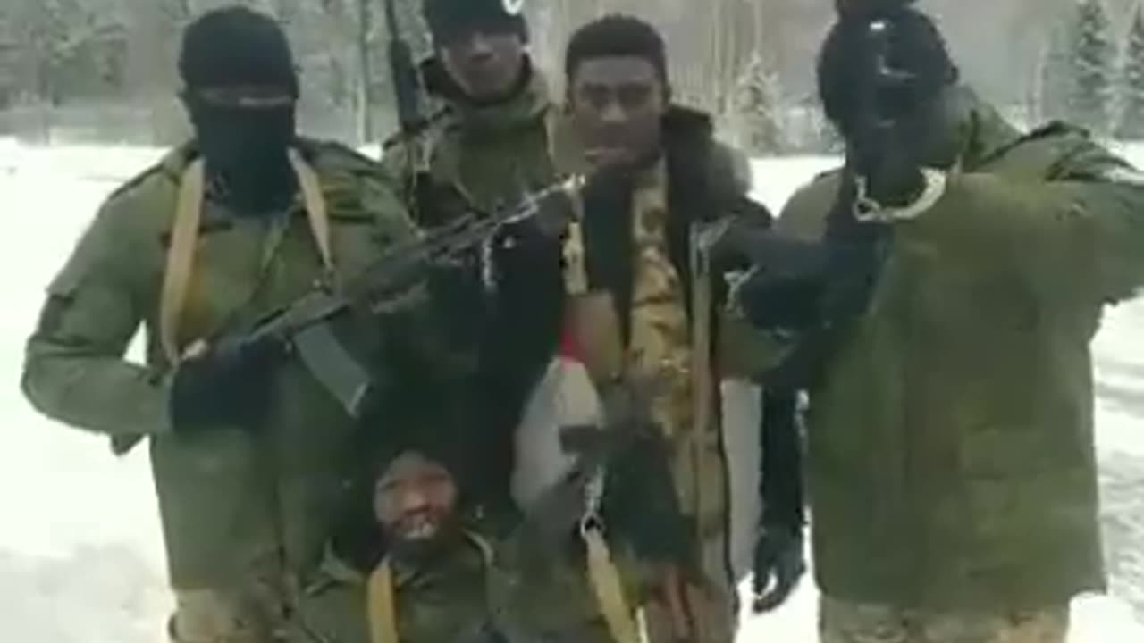 UKRAINE WAR | Rare Footage Shows African Volunteers From Ghana Serving Russia In Ukraine Frontline