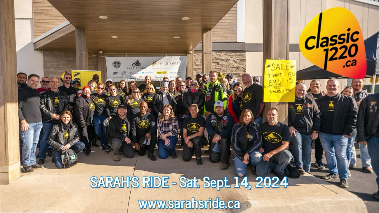 Sarah's Ride PSA - Classic 1220 AM CFAJ, St. Catharines, Ontario