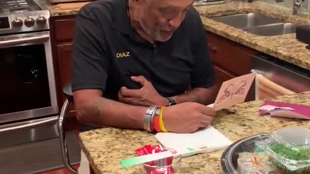 Future Grandpa Gets Emotional After Reading Daughter's Note and Finding Out She's Pregnant