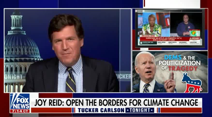 Tucker Carlson Tonight 9/29/22 - Leftist ghouls use tragedy in Florida to further political goals