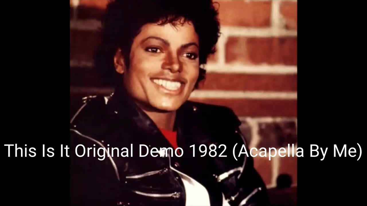 Michael Jackson This Is It Original Demo 1982 (Acapella By Me)