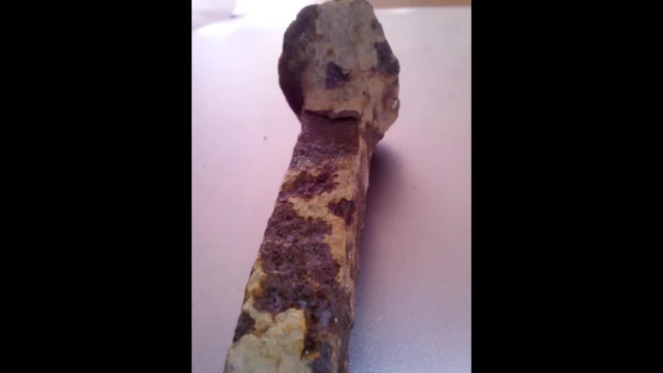An Old Railroad Spike From The Early 1900's