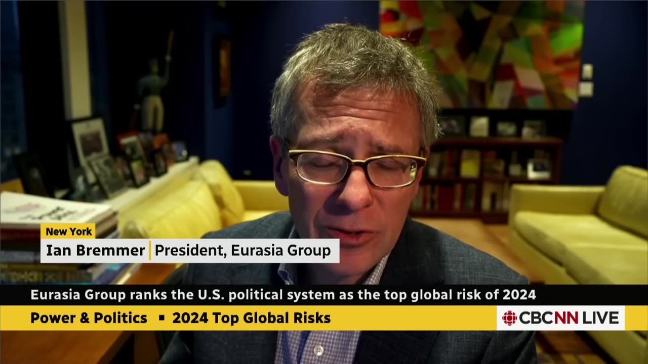 U.S political systm ranked top global ris of 2024.