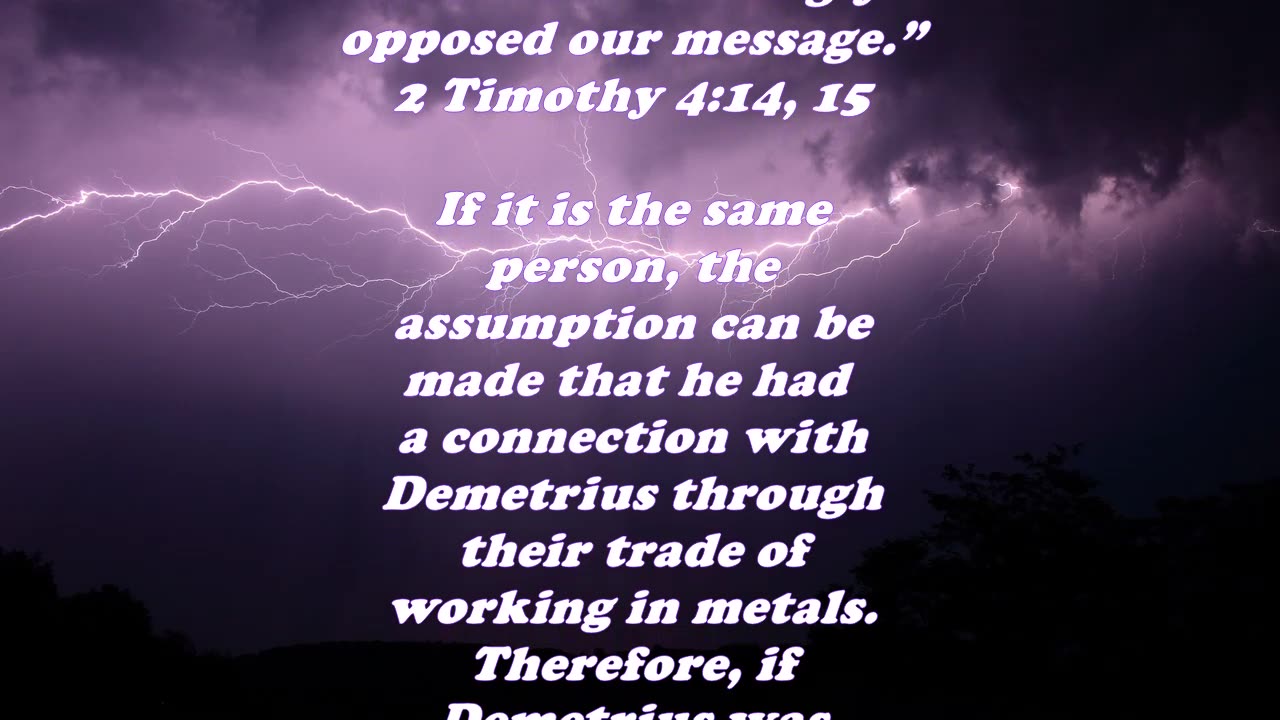 The Book of Acts 19:33 - Daily Bible Verse Commentary