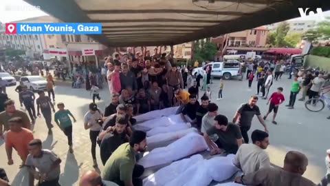 Funerals Held for Gazans Killed in Israeli Airstrikes | VOA News