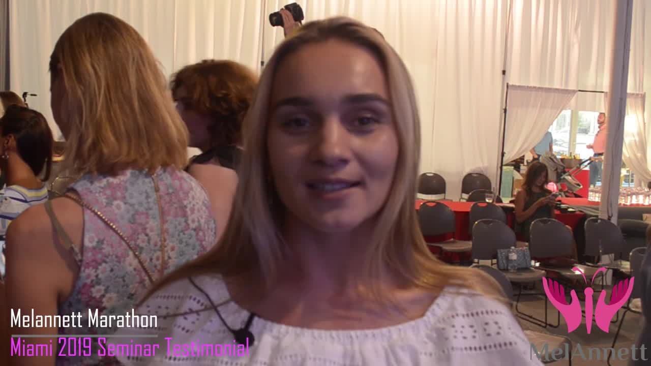 Melannett Marathon Miami USA Seminar - Happy Testimonial - Life Changing Results (Russian)