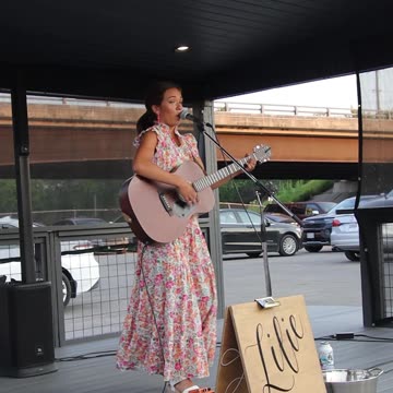 Lilie Collins at sings Janis Joplin's Me And Bobby McGee at the Bridge Bar & Restaurant