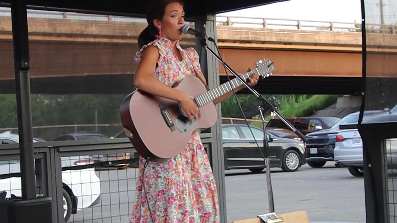 Lilie Collins at sings Janis Joplin's Me And Bobby McGee at the Bridge Bar & Restaurant