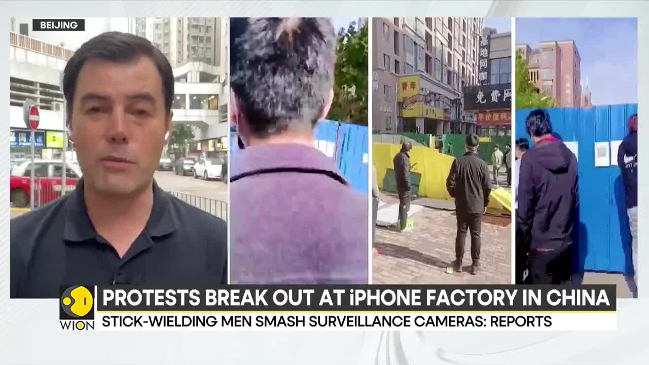 Protests erupt at Foxconn’s largest iPhone factory in China