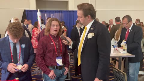 Sebastian Gorka with Michael Gregory at CPAC