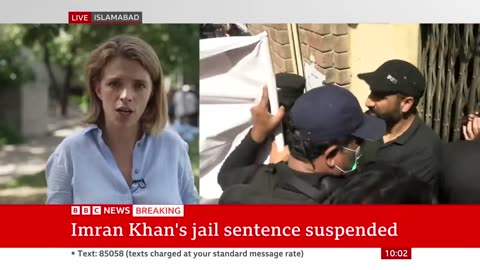 Imran Khan: Jail term suspended for Pakistan's former leader - BBC News#pakistan