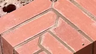 Brick mitre - bricklaying