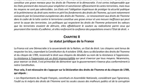 Face au terrorisme d'État et au blanchiment d'argent orchestré par l'État en France